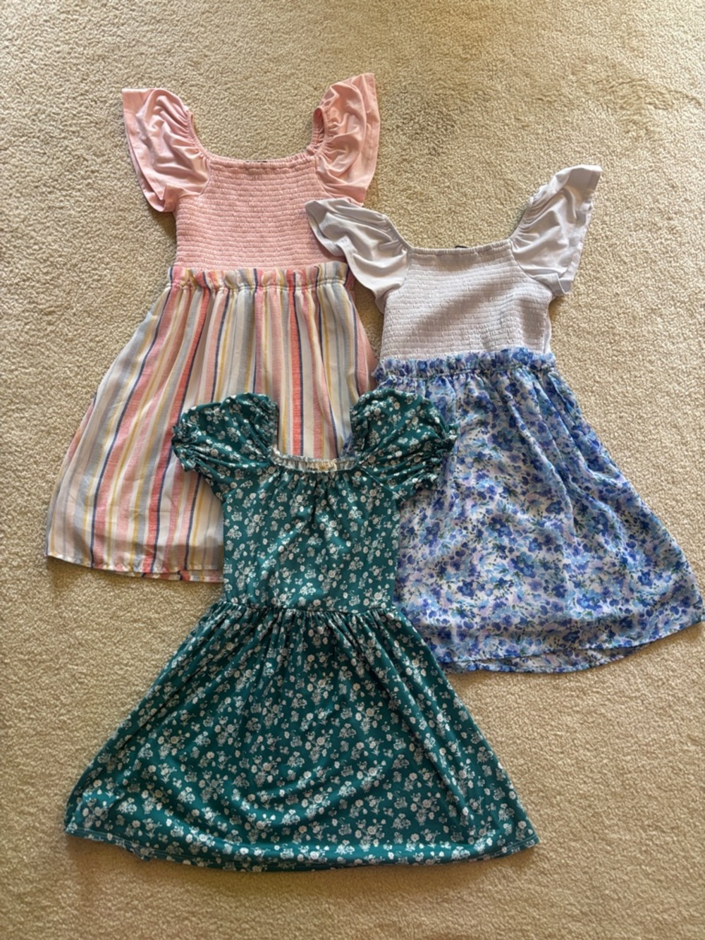 Girls' Flutter Sleeve Dresses